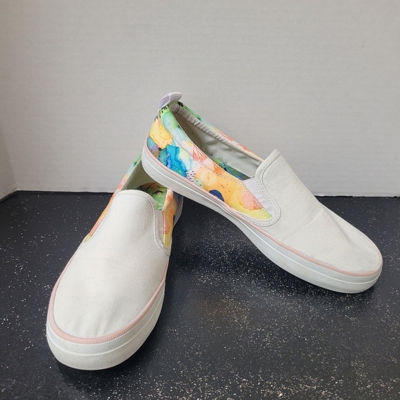 Sperry Yellena James Water Color Slip On Sneakers - Picture 1 of 8